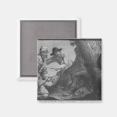 Aimant Chasse au sanglier (Recto/Verso)