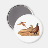 Aimant Chasse aux oiseaux de faisan insaisissable (Recto/Verso)