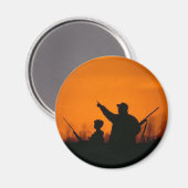 Aimant Chasse avec papa (Recto/Verso)