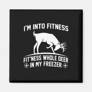 Aimant Chasse-chemise Je suis en forme Deer Freezer Drôle