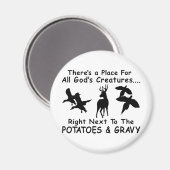 AIMANT CHASSE DE CERF, DE CANARD ET DE PHÉASANT (Recto/Verso)