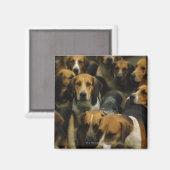 Aimant Chasse de foxhounds, Galway Blazers, Irlande (Recto/Verso)