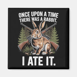Aimant Chasse de lapin Funny Hunter Papa Petit Jeu Animal