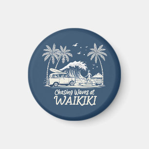 Aimant Chasser les vagues à Waikiki