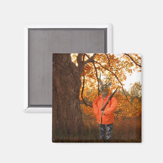Aimant Chasseur d'automne (Recto/Verso)