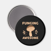 Aimant Chasseur de champignons Funginf Awesome (Recto/Verso)