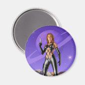 Aimant chasseur d'espace (Recto/Verso)