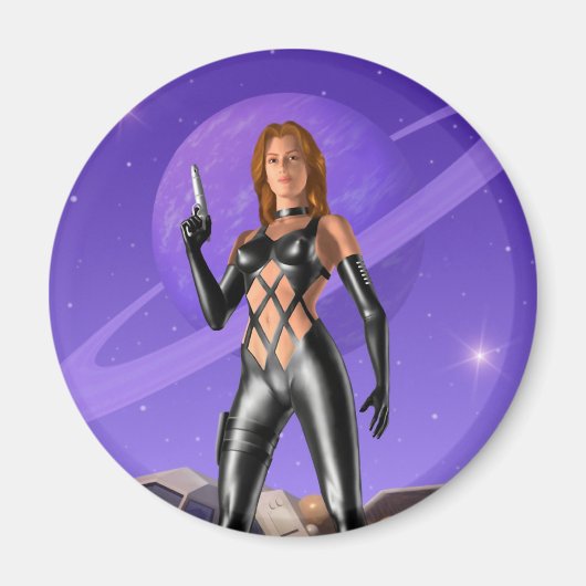 Aimant chasseur d'espace (Devant)