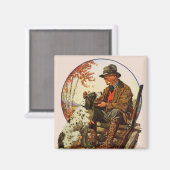 Aimant Chasseur et espagnol (Recto/Verso)