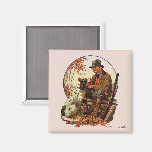 Aimant Chasseur et espagnol (Recto/Verso)