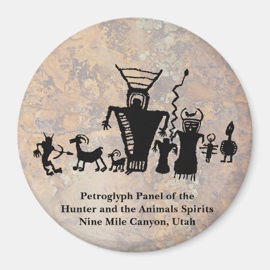 Aimant Chasseurs et esprits animaux (Devant)