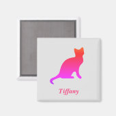 Aimant Chat à l'ombre (Recto/Verso)