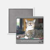 Aimant Chat accuse le chien (Recto/Verso)