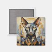 Aimant chat AI (Recto/Verso)