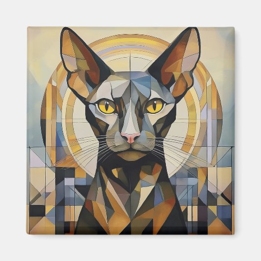 Aimant chat AI (Devant)