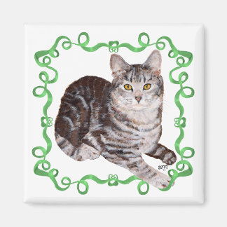 Aimant Chat américain à poil court tabby