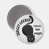 Aimant Chat amusant prêt à rebondir (Recto/Verso)