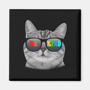 Aimant Chat Anti-Brouillements Choisir D'Être Genre Rainb