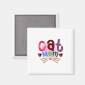 Aimant Chat Art Chat Maman2 (Recto/Verso)