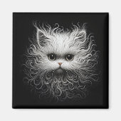 Aimant Chat blanc mignon (Devant)