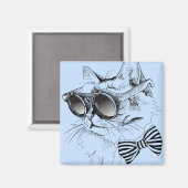 Aimant Chat cool (Recto/Verso)