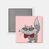 Aimant - Chat Cool (Recto/Verso)