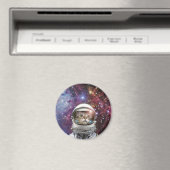 Aimant Chat Cosmonaut (In Situ (Lave-vaisselle))