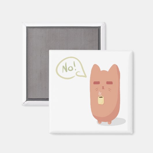 Aimant Chat couché (Recto/Verso)