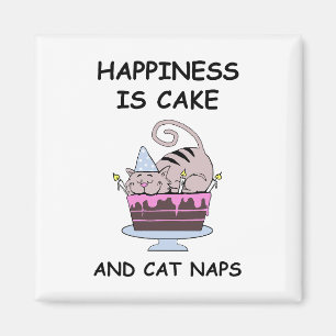 Aimant Chat d'Anniversaire