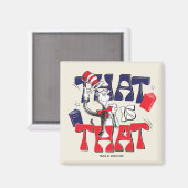 Aimant Chat dans le Casquette | Voilà... (Recto/Verso)