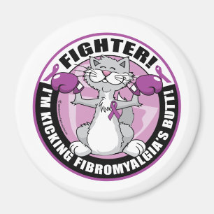 Aimant Chat de combattant de fibromyalgie
