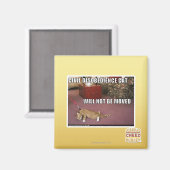 Aimant Chat de désobéissance civile (Recto/Verso)