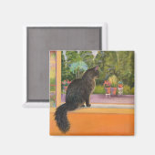 Aimant Chat de fenêtre (Recto/Verso)