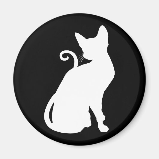 Aimant Chat de la Maison Blanche (Devant)