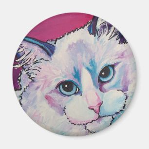 Aimant Chat de Ragdoll