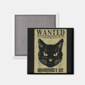 Aimant Chat de Schrödinger recherché Drôle de science Phy (Recto/Verso)
