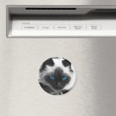 Aimant Chat de Siamese (In Situ (Lave-vaisselle))