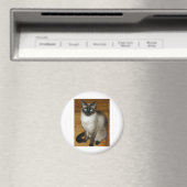 Aimant Chat de Siamese (In Situ (Lave-vaisselle))
