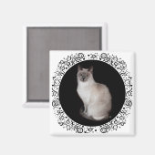 Aimant Chat de Siamese (Recto/Verso)