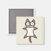 Aimant Chat de Siamese (Recto/Verso)