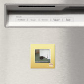 Aimant Chat de sous-sol, légèrement désorienté (In Situ (Lave-vaisselle))