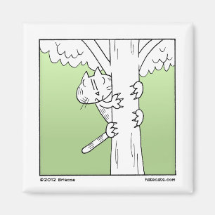 Aimant Chat d'escalade d'arbre