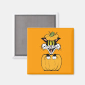 Aimant Chat d'Halloween (Recto/Verso)