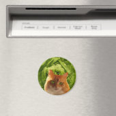 Aimant Chat d'Orange (In Situ (Lave-vaisselle))