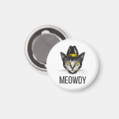 Aimant Chat Drôle de Miaou (Recto/Verso)