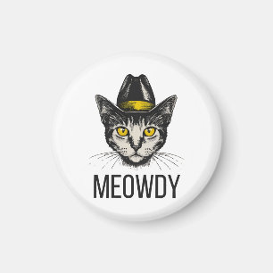 Aimant Chat Drôle de Miaou
