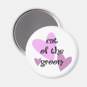 Aimant Chat du marié (Recto/Verso)