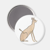 Aimant Chat égyptien (Recto/Verso)