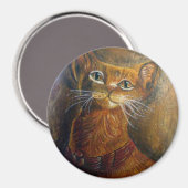 Aimant Chat égyptien (Recto/Verso)