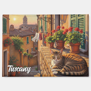 Aimant Chat en Toscane Italie